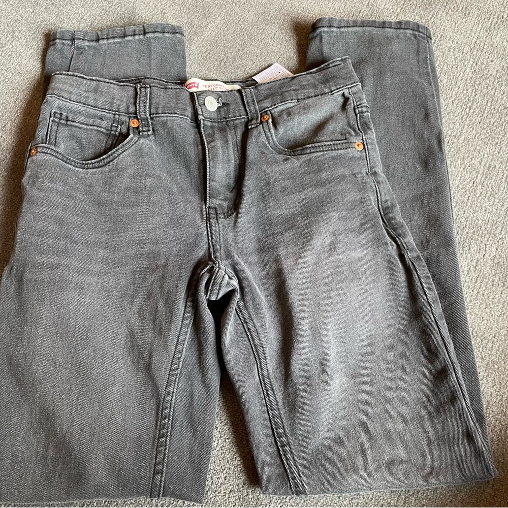Levi’s boys black jeans size 16 slim